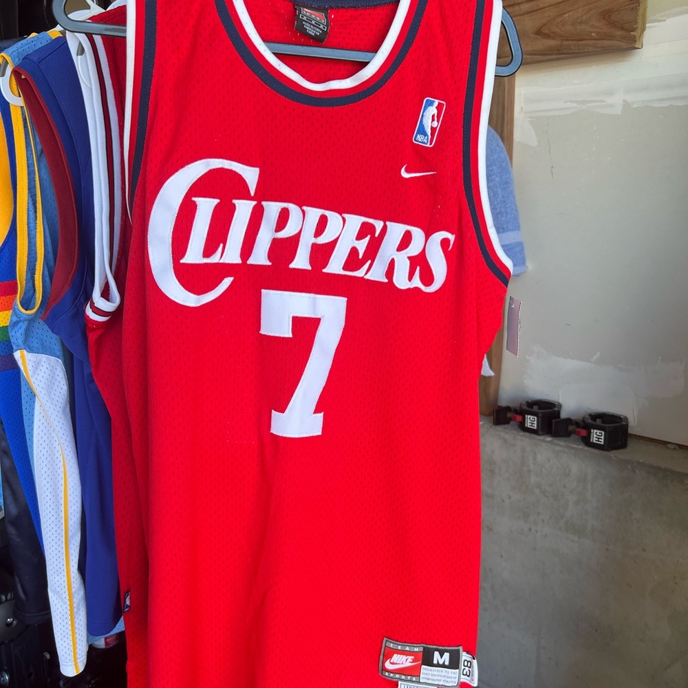 Lamar Odom Los Angeles Clippers Nike NBA Basketball Jersey M Sewn Red Authentic